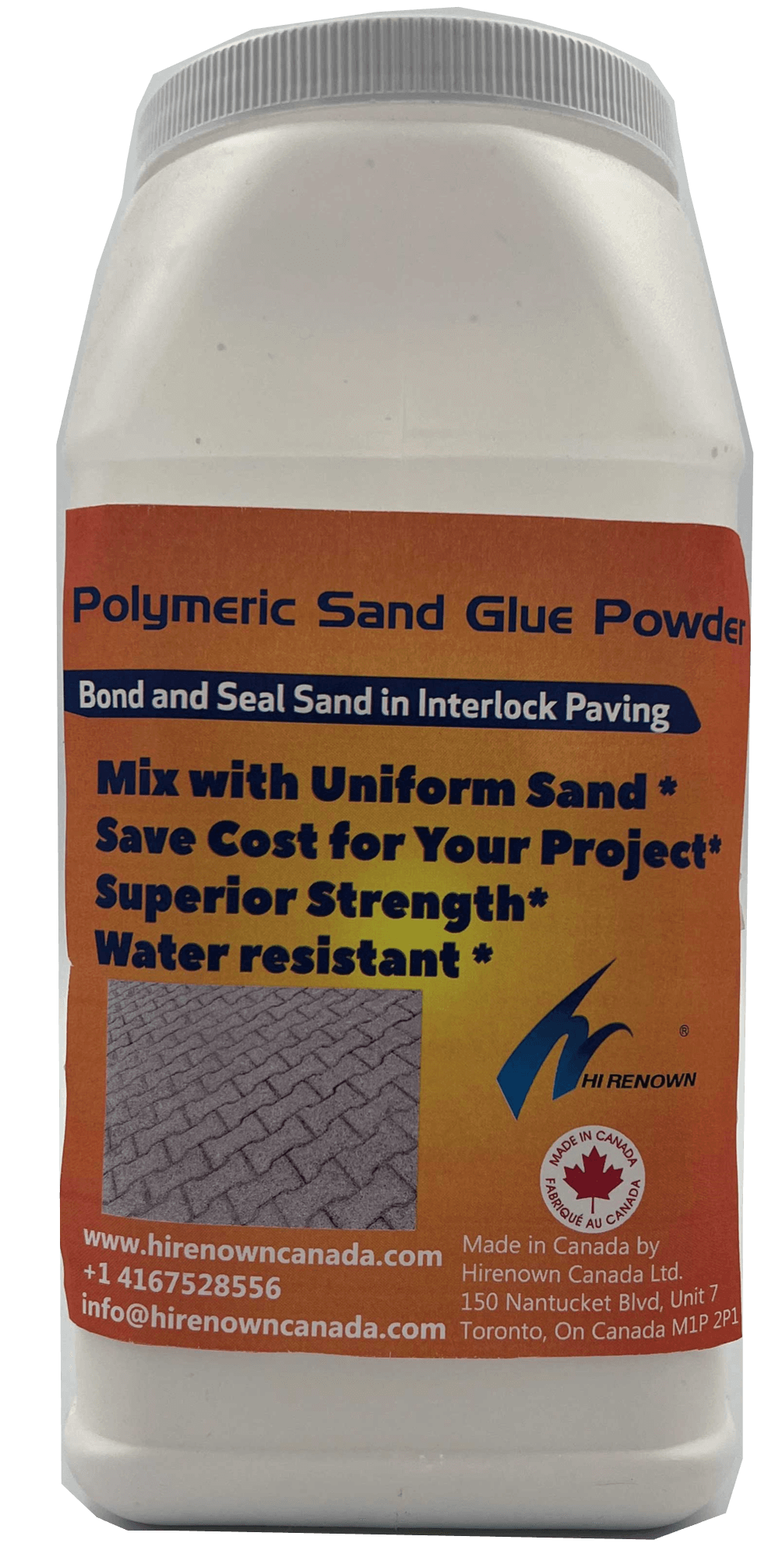 Polymeric sand glue powder